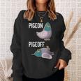 Piccioni Piccioni Colomba Divertente Uccello Repellente Piccioni Felpa Regalos para ella