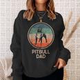 Pitbull Dogintage Pitbull Dad Sweatshirt Geschenke für Sie