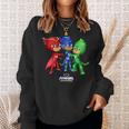 Pj Masks Group Shot Power Heroes Best Trio Logo Felpa Regalos para ella