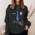 Police Costume Uniform Badge Officer Sheriff Police Sweatshirt Gifts for Her