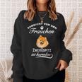 Pomeranian Orsicht Frauchen Sweatshirt Geschenke für Sie