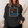 Programmatore Css Is Awesome Geek Coder Computer Felpa Regalos para ella