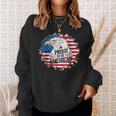 Proud To Be American 4Th Of July Eagle Freedom Usa Flag Sweatshirt Gifts for Her