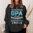 With Proud Grandpaonier Wahnsinnig Fantastischen Grandkels 4 Grandson S Sweatshirt Geschenke für Sie