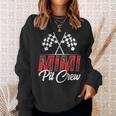 Race Car Birthday Party Racing Family Mimi Pit Crew Sweatshirt Gifts for Her