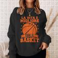 Ragazzo Divertente Basketball Migliore Con Il Basket Uomo Felpa Regalos para ella