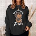 Rauhaard Dachshund Papa Dachshund Teckel Rauhaard Dachshund Sweatshirt Geschenke für Sie