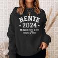 Rente 2024 Chef Jetzt Meine Frau Für Rentner Im Ruhestand Sweatshirt Geschenke für Sie