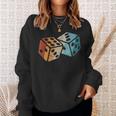 Retro Dice Gameintage Dice Sweatshirt Geschenke für Sie