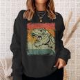 Retrò Dinosauro Regalointage T-Rex Felpa Regalos para ella