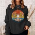 Retró Meditazione Yoga Guru Yogaintage Felpa Regalos para ella