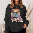 Retroan Camper Summer Time Summer Sun Camping Sweatshirt Geschenke für Sie