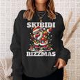 Rizz Christmas Santa Xmas Gen Alpha Skibidi Rizzmas Sweatshirt Gifts for Her