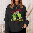 Rolling Up Some Christmas Spirit Xmas Santa Pajamas Holiday Sweatshirt Gifts for Her