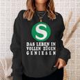 S-Bahn Das Leben Inoll Zügen German Sweatshirt Geschenke für Sie