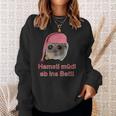 Sad Hamster Sad Hamster Hamsty Hamsti Sleep Sweatshirt Geschenke für Sie