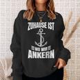 Sailing For Sailors Sailing Ship Skipper Boat Sailor Sweatshirt Geschenke für Sie