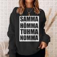 Samma Hömma Tuhma Nomma Ruhrpott Sweatshirt Geschenke für Sie