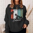 Santa Cruz Ca Retro Palm Tree Sweatshirt Geschenke für Sie