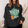 Save Water Drink Rum Sweatshirt Geschenke für Sie