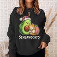 Schlavocato Official Sleep Pyjamas Sleep Avocado Cat Sweatshirt Geschenke für Sie