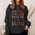 Schwaben Dialect Saying Schwabenland Swabian Sweatshirt Geschenke für Sie