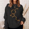 Serotonin Chemische Strukturen Chemie Sweatshirt Geschenke für Sie