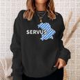 Servus Bayern Bavarian Slogan Sweatshirt Geschenke für Sie