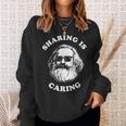 Sharing Is Caring Karl Marx Socialism Felpa Regalos para ella