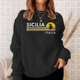 Sicilia Italia Italy Lemon Souvenirsintage Retro Sweatshirt Geschenke für Sie