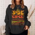 Im A Side Chick Thanksgiving Day Turkey Leg Im A Side Chick Sweatshirt Gifts for Her