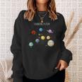 Solar System Planets Star System Sun & Universe Sweatshirt Geschenke für Sie