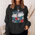 Squelette En Surf Et Tropique Lifestyle Aloha Coloré Fun Sweater e Cadeaux pour elle