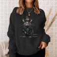 Steampunk Rat Dead Death Grunge Gothic Dark Steam Punk Sweatshirt Geschenke für Sie