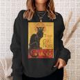 SteinlenLe Chat Noir Il Gatto Nero Felpa Regalos para ella