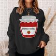 With Strawberry Gsälz Strawberrmmarmalade Swabian Schwoba Schwaben Sweatshirt Geschenke für Sie