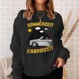 Summer Time Convertible Time Saying Cabrio Driver Sweatshirt Geschenke für Sie