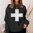 Swiss Flag Cross Switzerland Flag Camisa de entrenamiento Regalos para ella