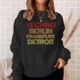 Synthesizer Techno Berlin Frankfurt Detroit Analog Sweatshirt Geschenke für Sie