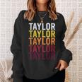 Taylor Retro Wordmark Patternintage Style Sweatshirt Geschenke für Sie