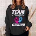 Team Hauptsache Gesund Gender Reveal Sweatshirt Geschenke für Sie