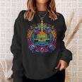 Techno Love Peace Music Electric Festival Sweatshirt Geschenke für Sie