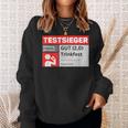 Test Winner Stiftung Alkotest Gut Trinkfest Malle Bumsbar Sweatshirt Geschenke für Sie