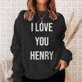 Ti Amo Henry Felpa Regalos para ella