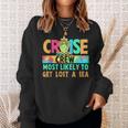 Tie Dye Vacation Cruise Crew Most Likely To Get Lost A Sea Sweatshirt Gifts for Her