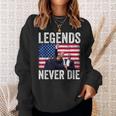 Trump Legends Never Die Trump Assassination Red Sweatshirt Geschenke für Sie