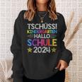 Tschüss Kindergarten Hello School 2024 Graduate Sweatshirt Geschenke für Sie