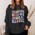 Twinning With My Work Bestie Matching Twins Day Best Friend Sweatshirt Gifts for Her