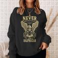 Never Underestimate The Power Of Balthazar Personalized Last Name Sweatshirt Gifts for Her