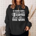 Une Bonne Journée Commence Avec Le Café Et Les Arboristes Sweater e Cadeaux pour elle